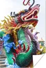 MuchoWow® Poster Bunter Drache vor einem Tempel in China Produktbild-Vorschau 1