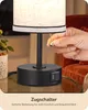 EDISHINE Nachttischlampen 2er-Set, mit USB-A- & Produktbild-Vorschau 3