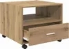 vidaXL Stolik kawowy Artisan dąb 55 x 55 x 45 cm materiał Podgląd zdjęcia produktu 4