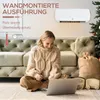 HOMCOM Wandheater, 2000W, keramisch, met afstandsbediening Productafbeelding-voorbeeld 9