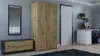Armoire à deux portes 90 cm TAUNO - chêne artisanal Voir les images du produit 9