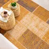 Volero - Teppich Vintage - Spring Patchwork Ockergelb Taupe Produktbild-Vorschau 8