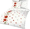 Kaeppel Seersucker Bettwäsche 135x200cm Red Poppy Mohn Rot Produktbild-Vorschau 1