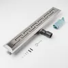 Duschrinne griechisch 700 x 70 mm höhenverstellbar Produktbild-Vorschau 3