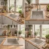 Granitan - Granitspüle - Küchenspüle - 42x45x15 cm - Beige Produktbild-Vorschau 4