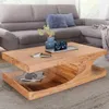 Couchtisch BOHA Massiv-Holz Akazie 118 cm breit Produktbild-Vorschau 2