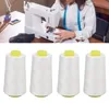 4 Stück Overlock-Garn, weiß, Premium-Polyester, robust, Produktbild-Vorschau 4