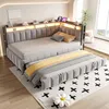 Cama tapizada Merax, sofá cama de 90x200 cm con cama Vista previa de la imagen del producto 1