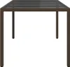 vidaXL Tavolo da giardino marrone 190 x 90 x 75 cm in Anteprima dell’immagine prodotto 4
