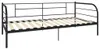 vidaXL Tagesbett-Rahmen Schwarz Metall 90×200 cm Produktbild-Vorschau 2