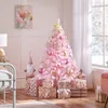 Yaheetech 124 cm Künstlicher Weihnachtsbaum mit 208 Spitzen Produktbild-Vorschau 5