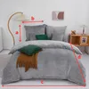 Pościel Cozy Szara 220X200 Ciepła Gruba Milutka Misio Na Podgląd zdjęcia produktu 2
