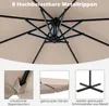 COSTWAY Parasol 300cm, Parapluie avec manivelle, volant, Voir les images du produit 8