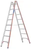 Hymer Sprossenstehleiter, beidseitig begehbar, 2x8 Produktbild-Vorschau 1