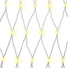 A close-up of a net of LED lights against a white background. Produktbild-Vorschau