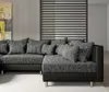 DELIFE Wohnlandschaft Clovis Schwarz Modularsofa Produktbild-Vorschau 5