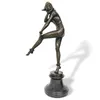 Bronzeskulptur Harlekin Frau nach Alfred Gilbert Bronze Produktbild-Vorschau 1