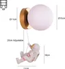 Kinder-Wandleuchte „LUA“, Mond- und Astronauten-Design, Produktbild-Vorschau 6