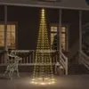 vidaXL Choinka LED na maszt Ciepła biel 310 diod LED 300 cm Podgląd zdjęcia produktu 2