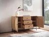 Sideboard in Eiche Nachbildung 140 cm Kommode mit 2 Türen & Produktbild-Vorschau 2