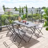Rechteckiger klappbarer gartentisch "greensboro" graphit Produktbild-Vorschau 4