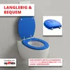 Grafner WC Sitz aus MDF stabile Qualität Blue Drop Produktbild-Vorschau 4