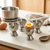 Excellent Houseware | Eierbecher 4er Set - aus Edelstahl - Produktbild-Vorschau 4