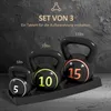 SPORTNOW Sada 3 kettlebellov, 2,2 kg, 4,5 kg, 6,8 kg, pre Náhľad obrázku produktu 4
