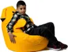 Borsa Sako giallo Pikachu pouf L 105 x 80 cm Anteprima dell’immagine prodotto 2