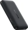 A black power bank is shown at an angle against a black background. Produktbild-Vorschau