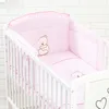 10-teiliges Babybettwäsche-Set 120×60 cm – rosa, mit Produktbild-Vorschau 2
