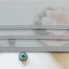 Delien Raffrollo mit Schlaufen Voile Uni Panneaux Küche Produktbild-Vorschau 10