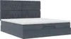 Möbel Glamour Ottoman-Bett mit Matratzen Dunkelgrau 180x200 Produktbild-Vorschau 3