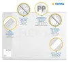 Buchschoner PP mit Lasche transparent 267 x 540mm Packung Produktbild-Vorschau 6
