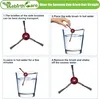 Instructions on how to straighten bent side brush bristles for a robot vacuum cleaner. Produktbild-Vorschau