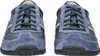 A pair of blue sneakers shown from the front. Produktbild-Vorschau