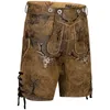 Pantaloni corti in pelle tradizionale da uomo PAULGOS - HK6 Anteprima dell’immagine prodotto 8