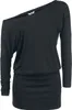 Black Premium by EMP Damen schwarzes kurzes Langarm-Kleid Produktbild-Vorschau 1