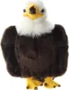 A stuffed toy eagle is shown from the front against a white background. Voir les images du produit