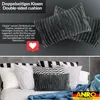 Dekokissen LILLI BIG CORD Velour mit Reißverschluss 30x50cm Produktbild-Vorschau 6