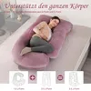 Schwangerschaftskissen J-Form Ganzkörperkissen Schlafen Produktbild-Vorschau 3