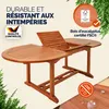 CASARIA® Table De Jardin Extensible Type Papillon 150-200 Voir les images du produit 4