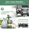 Aobosi Slow Juicer AMR520, pomalý odšťavňovač s 8stupňovým Náhled obrázku produktu 4