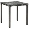 vidaXL Sonnenliegen mit Tisch Poly Rattan Anthrazit Produktbild-Vorschau 7