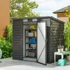 Outsunny Abri de jardin en métal 2,5 m² facile à monter, Voir les images du produit 2
