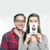 Mr. & Mrs. Panda Ansichtskarte Stinktier Angriff - Weiß - Produktbild-Vorschau 4