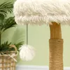 Arbre à chat PawHut, 61,5 cm de haut, avec balle, coussins Voir les images du produit 7