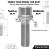 20 wielbouten M12x1.25, 22 mm conische schroefdraad, 60°, Productafbeelding-voorbeeld 8
