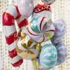 Folienballon Zuckerstange 50x82cm Weiß / Rot Produktbild-Vorschau 6