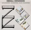 Fire Escape Wandregal Schwarz Metall - Hängeregal mit Produktbild-Vorschau 2